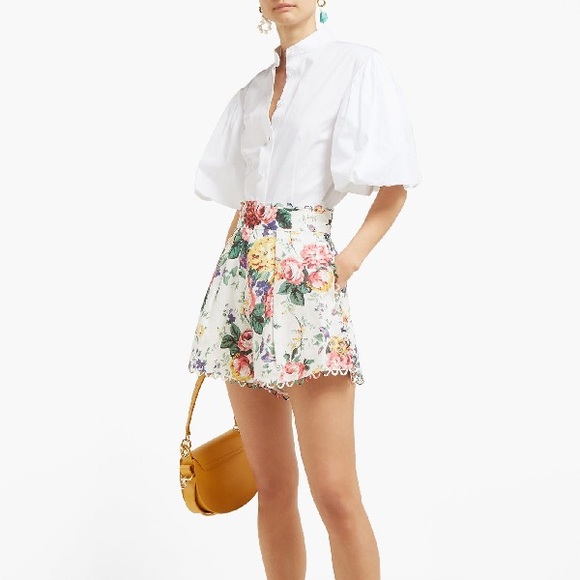 Zimmermann Pants - ZIMMERMANN - ALLIA FLORAL PRINTED SHORT